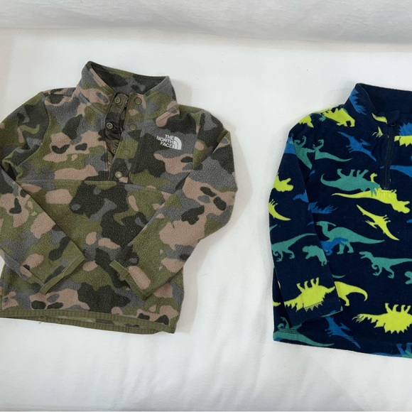The North Face Boys 3T Fleece and Dinosaur Sweater Set - Picture 1 of 6